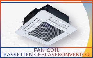 KACHEL FAN COIL KASSETTEN GEBLÄSEKONVEKTOR - VERSATI III