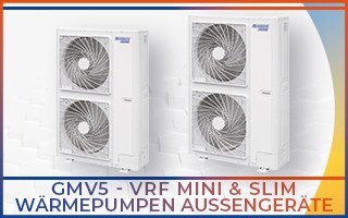 KACHEL GMV5 - VRF Mini & Slim Wärmepumpen Außengeräte - GMV