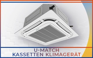 KACHEL KASSETTEN KLIMAGERÄT U-MATCH