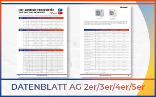 KACHEL Datenblatt Free-Match Multi Außengeräte 2ER bis 5ER